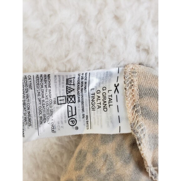 Old Navy Women Top Large Brown Cheetah Print Rayon Blend Sleeveless Tank Shirt - Picture 16 of 16